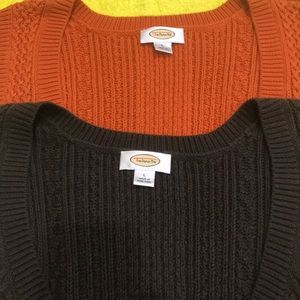 2 Talbots’s sweater vests